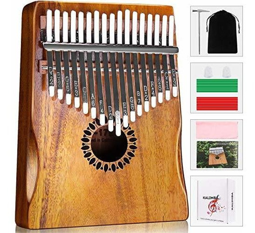 Calimba De 17 teclas, Portátil, Piano Mbira, Regalos Para Ni