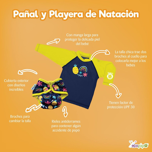 == Playera Natacion Ecopipo Estrellas ==