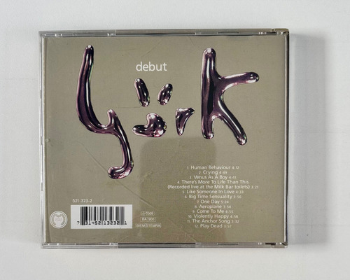 Cd Bjork Debut Album Cd Importado Estandar (Usado)