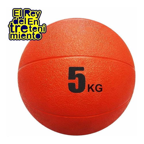 Imagen 3 de 7 de Balón Medicinal 5kg Medicine Ball Pelota C/ Peso - El Rey
