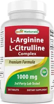 Comprar L-arginina L-citrulina 250 Tablets 1000mg Músculos Y Energía