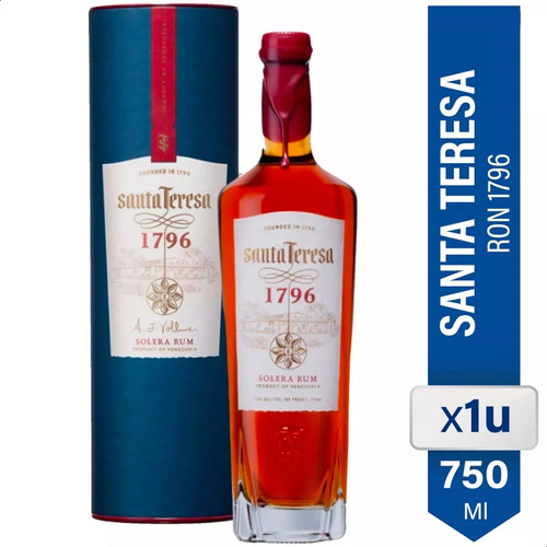 Ron Santa Teresa 1796 Ron De Solera 700ml Estuche Botella