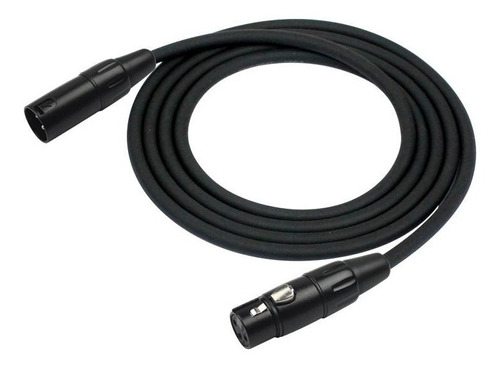 Cable Kirlin Para Micrófono 10 Mts Profesional, Mpc-470pb Bk