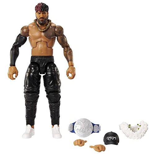 Figura De Acción Mattel Wwe Jimmy Uso Elite Collection 6, 6-