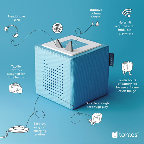 Set De Inicio De Reproductor De Audio Toniebox Con Conteo, C