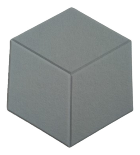 Paneles Fonoabsorbentes De Fibra De Poliéster Autoadhesivo Hexagonal 3 Lineas Blanco