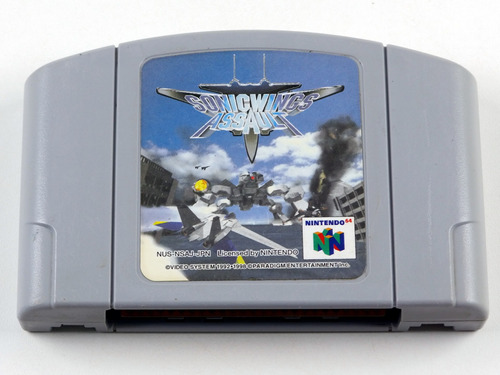 Sonic Wings Assault Jp Original Nintendo 64 N64