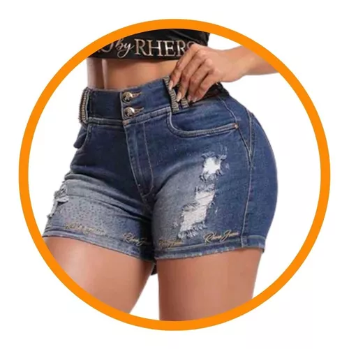 Shorts Feminino Rhero Jeans Empina Bumbum