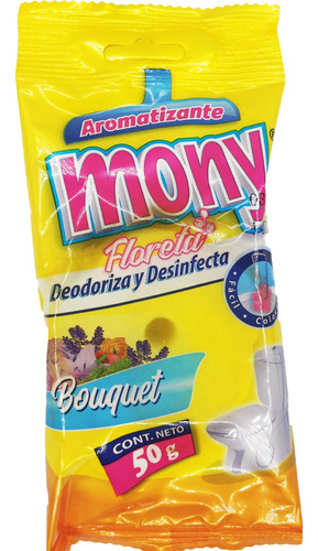 30 Pastillas Desodorante Desinfectante Baño Wc Mony 50 Gr