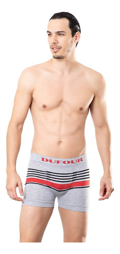 Boxer Dufour Hombre Sin Costura Rayado A 11812 T. S/xxl