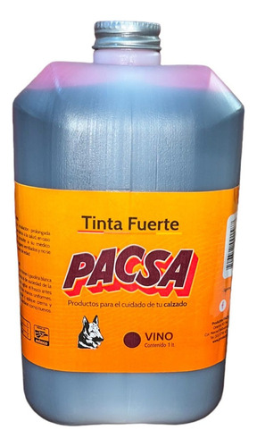 Tinta Fuerte Para Calzado Pacsa 1 Lt