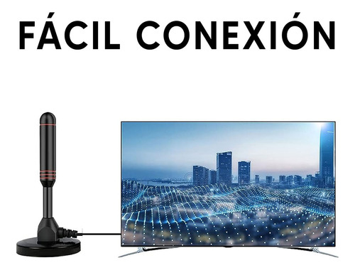 Antena Interior Tv Digital Hdtv Cable Coaxial 4 Mts Dimm