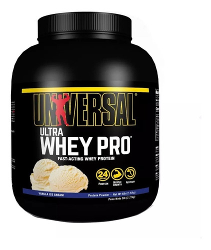 Ultra Whey Pro 5 Lbs Proteína Universal Sabor Vanilla Ice Cream