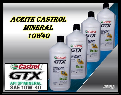 Aceite Castrol Mineral 10w40 