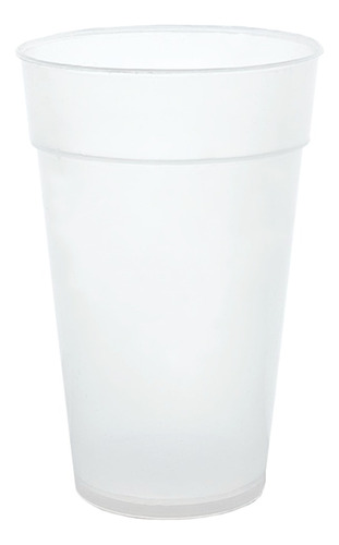 Eco Vaso Plástico Eventos Fiestas Pp Natural 500 Cc X 100 U.