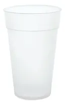 Comprar Eco Vaso Plástico Eventos Fiestas Pp Natural 500 Cc X 50 U.