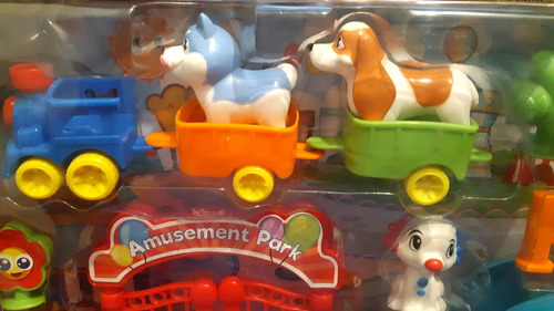 Pocket Pals Set Juguetes Parque Diversiones Mascotas Perrito