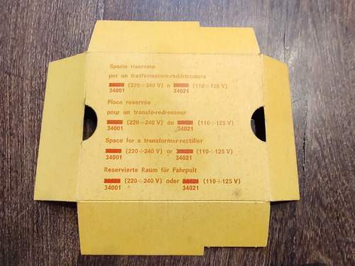 Caja Plástica Rivarossi De Trenes Ferromodelismo (Usado)