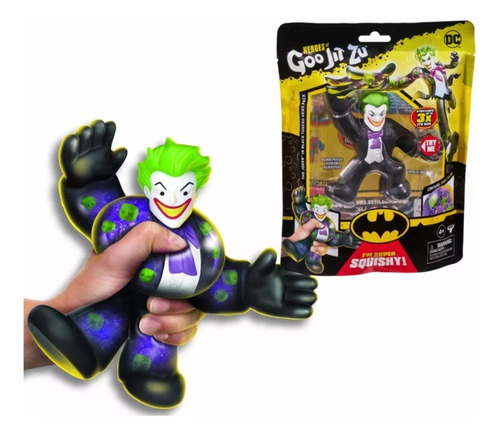 Joker Heroes Goo Jit Zu Dc Muñeco Estira 3 Veces Su Tamaño