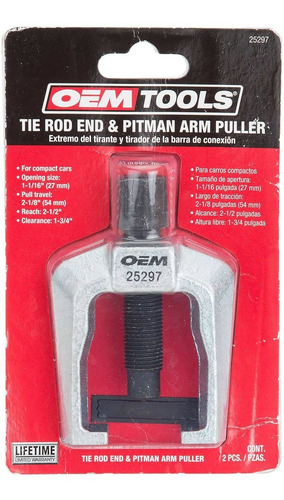Oemtools 25297 2-1 / 16 Pulgadas Rótula Barra De Acoplamient