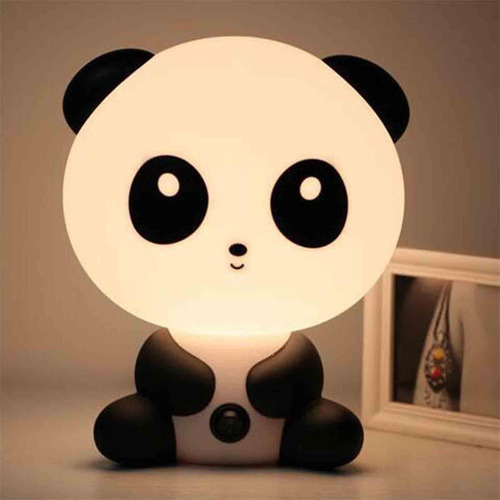 Panda Night Light Control Led Luz Nocturna Junto A La Cama
