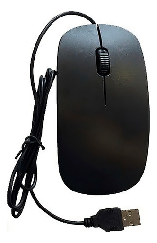 Mouse Óptico Con Cable Para Oficina Pc Notebook Ambidiestro