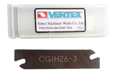 Lama P/inserto De Tronzado Marca Vertex Taiwan Cgih26-3