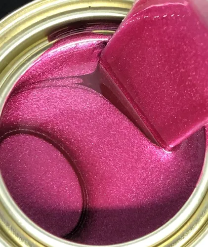 comprar Tinta Automotiva Base Poliéster Cor Pink Metálico Com 225ml