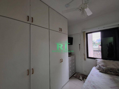 Imagem 10 de 22 de Apartamento Na Praia, 3 Dormitórios, Sendo 2 Suítes, Sacada, Piscina, 1 Vaga De Garagem, Praia Das Astúrias - Guarujá/sp. - Ap3869