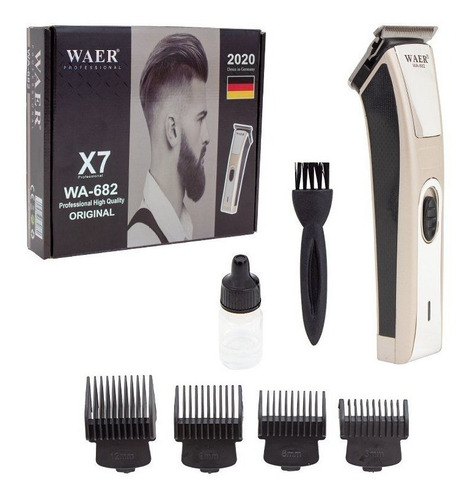 Imagen 1 de 5 de Maquina Rasuradora Electrica Barba Corte Cabello Recargable