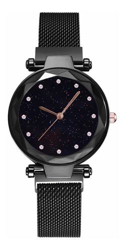 Reloj De Pulsera De Cielo Estrellado Informal Para Mujer Rmm