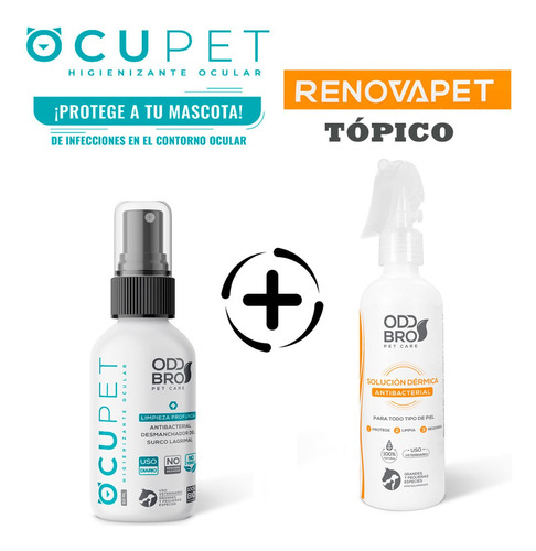 Ocupet + Renovapet Topico - Unidad a $2484
