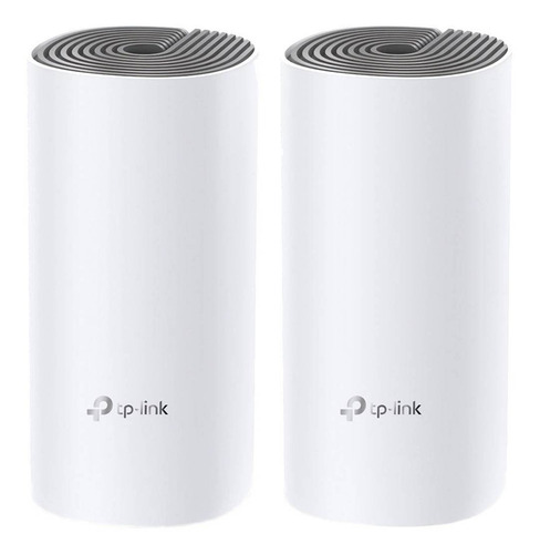 Imagen 1 de 7 de Access point, Router, Sistema Wi-Fi mesh TP-Link Deco E4 blanco 100V/240V 2 unidades