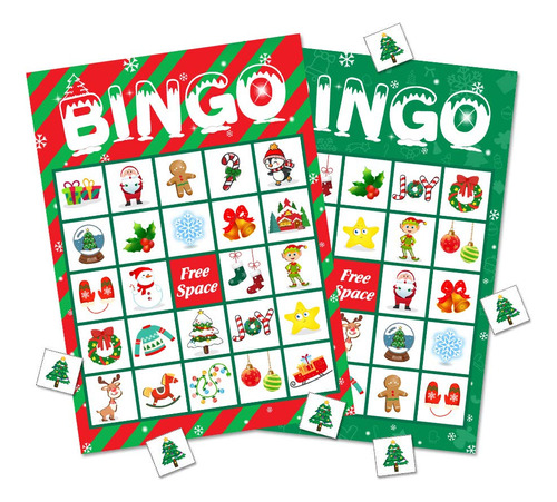 Suministros De Fiesta De Juego De Bingo De Navidad - Regalos
