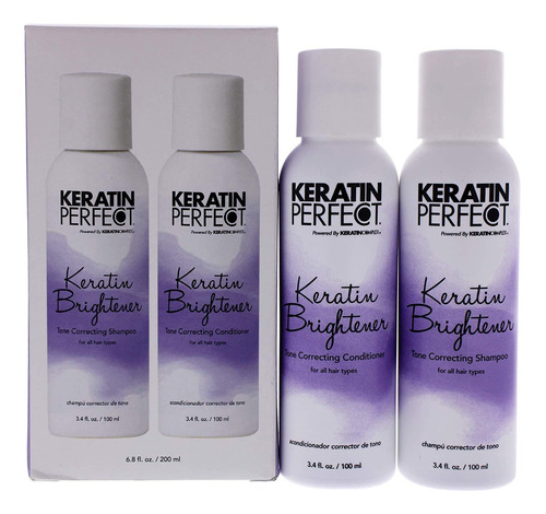 Keratin Perfect - Brighter Travel Duo - Reduce La Decoloraci