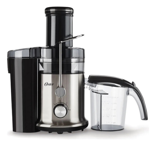 Extractor De Jugos Oster Fpstje320s Boca Ancha 1.25 Lts Color Plateado