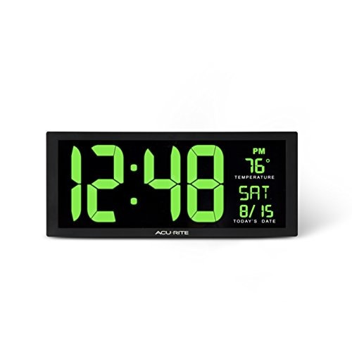 14.5",reloj digital LED+fecha,temperatura soporte desplegable,gran número 