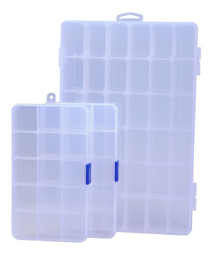 Organizador Estuche Joyeria Plastico Contenedor Divisor