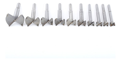 Juego De Brocas Forstner Para Madera Plana, 10 Unidades, 14