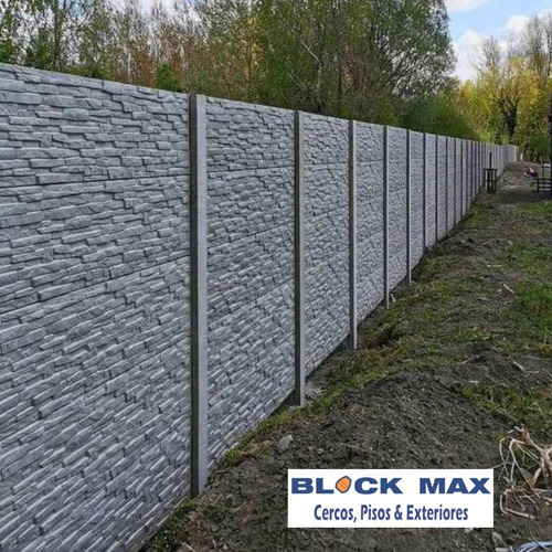 Muro Perimetral Premoldeado Tipo Piedra Serrana