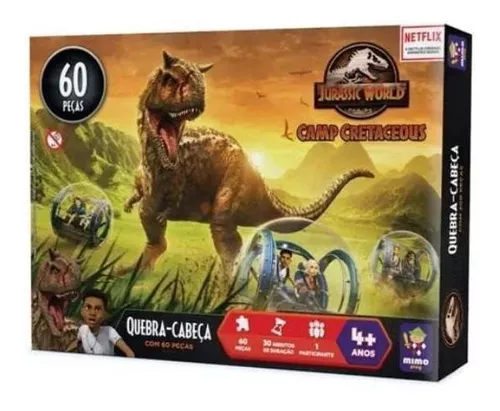 Jogo Quebra Cabeça Infantil Meninos T-rex Dinossauro 150 Pçs em
