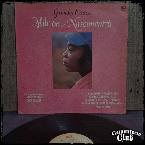 Milton Nascimento - Grandes Exitos - Ed Bra 1982 Vinilo Lp