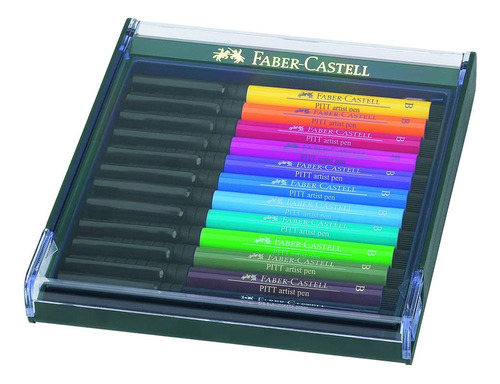 Faber-castell Pitt - Juego De 12 Pinceles Para Artistas