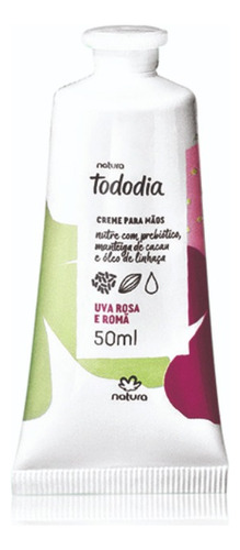 Crema Nutritiva Para Manos - Variedades - Natura Tododia Fragancia Uva Rosa y Granada