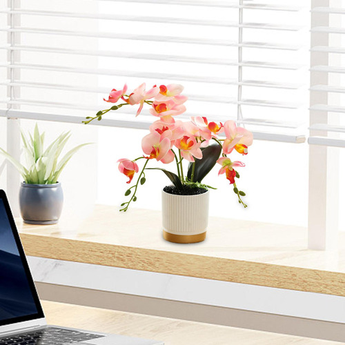 En Macetas De Flores Artificiales, Centros De Mesa Con