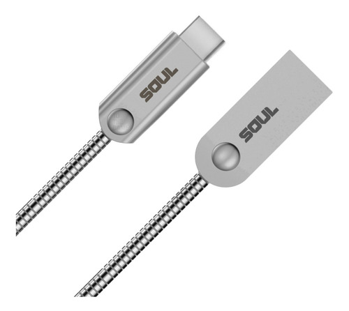 Cable Usb A Tipo C Iron Flex Super Reforzado Metalico
