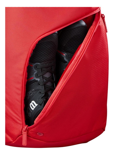 Mochila Wilson - Padel Tour Backpack 2025 Color Rojo