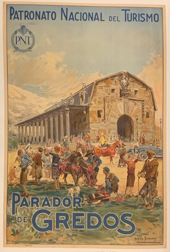 Gredos España - Afiche Turismo 1930 - Lámina 45x30 Cm.
