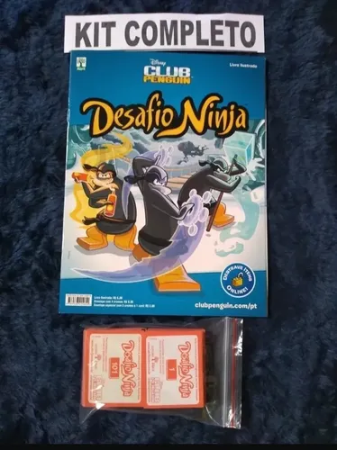 Album De Fig Club Penguin Desafio Ninja Completo Para Colar