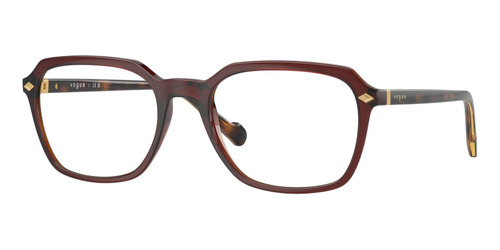 Lentes Ópticos Transparent Brown Vogue Eyewear Vo55323110